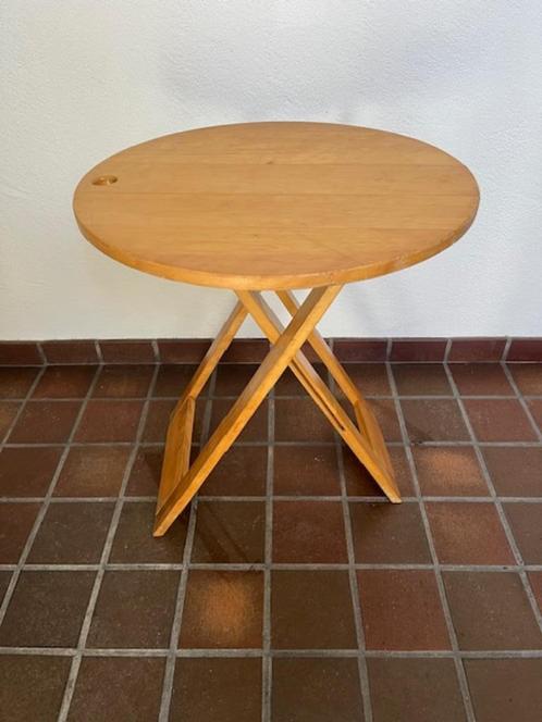 vintage design Roger Tallon folding table Sidue frankrijk, Huis en Inrichting, Tafels | Sidetables, Gebruikt, 25 tot 50 cm, 50 tot 100 cm