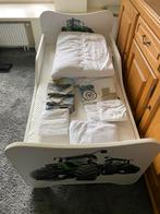 Peuterbed met toebehoren - Tractor thema!, Kinderen en Baby's, Kinderkamer | Bedden, Ophalen, 70 tot 85 cm, 140 tot 160 cm, Zo goed als nieuw