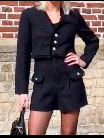 Zwarte JoshV, Josh V playsuit, broekpakje in maat XS. beschikbaar voor biedingen