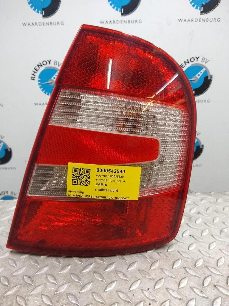 SKODA FABIA ACHTERLICHT R 2005, Auto-onderdelen, Ophalen of Verzenden, Gebruikt, Stiba lid