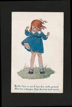 Prachtige ansichtkaart jonge dame B17-02, Ophalen of Verzenden, Voor 1920, Ongelopen, Overige thema's