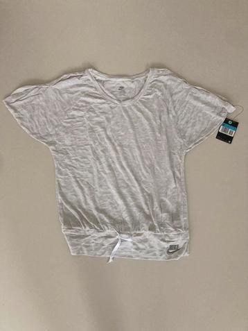 Nike shirt creme met zachte pantherprint, maat S (NIEUW) beschikbaar voor biedingen