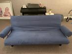 Comfortabele bedbank 130  x 200, Ophalen, Blauw, Tweepersoons, 140 cm