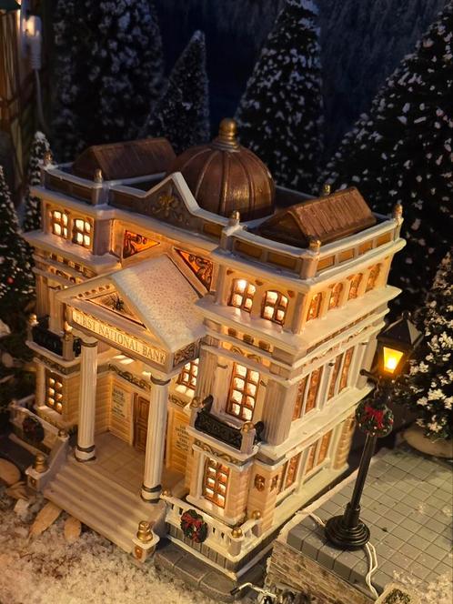 Lemax First National Bank, Diversen, Kerst, Zo goed als nieuw, Ophalen of Verzenden