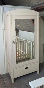 Antieke kledingkast met spiegel, zolderopruiming, Antiek en Kunst, Antiek | Meubels | Kasten, Ophalen