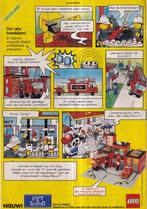 Retro reclame 1986 Lego Miniland brandweerkazerne, Overige typen, Ophalen of Verzenden