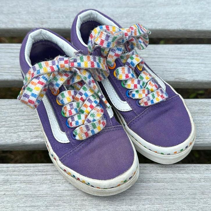 VANS Sneakers Old Skool paars maat 27,5, Kinderen en Baby's, Kinderkleding | Schoenen en Sokken, Zo goed als nieuw, Schoenen, Jongen of Meisje