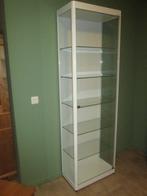 Vitrine aluminium wit van siletsy / draaideur met slot, 50 tot 100 cm, 25 tot 50 cm, Modern, 150 tot 200 cm