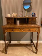 Leuk vintage bureautje secretaire eiken., Huis en Inrichting, Kasten | Secretaires, Ophalen, Gebruikt