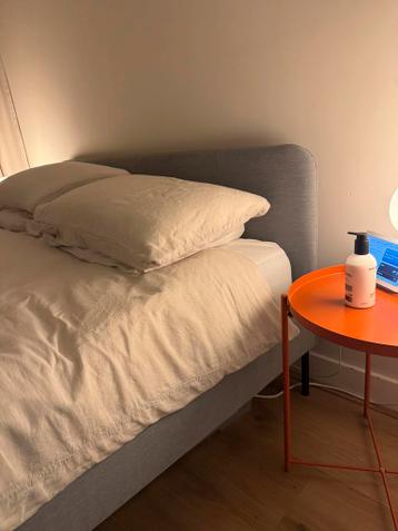 IKEA SLATTUM bed lichtgrijs 160*200 - afbeelding 2