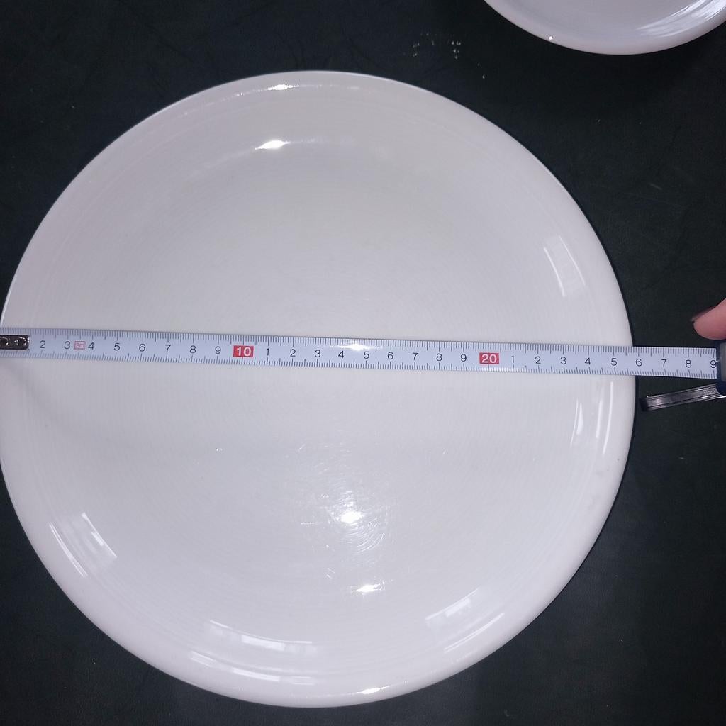 6 Thomas Servies Pasta/Soepborden - Wit, Gebruikt, Ophalen of Verzenden, Bord(en), Effen