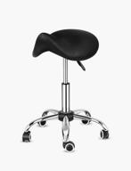 Zadelkruk of kapperskruk, Huis en Inrichting, Barkrukken, 1 kruk, Ophalen, Zo goed als nieuw, 60 tot 90 cm