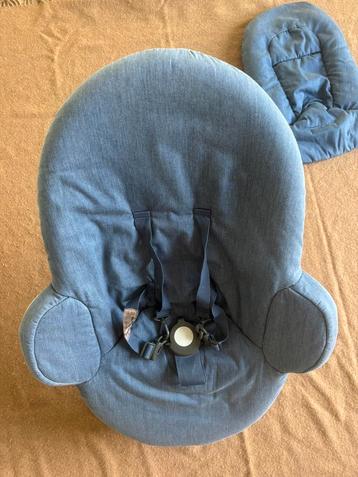 Stokke Wipstoel – Blauw – Afneembare & Wasbare Bekleding beschikbaar voor biedingen