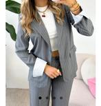 Joannes store krijtstreep blazer maat m, Maat 38/40 (M), Ophalen of Verzenden, Zo goed als nieuw, Jasje