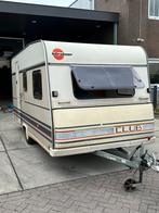 Burstner Club 390, Caravans en Kamperen, Caravans, Overige, Dwars-stapelbed, Particulier, Tot 4 meter