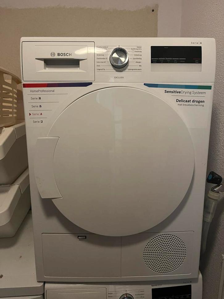 Bosch Serie 4 Droger - Condensdroger, Witgoed en Apparatuur, Wasdrogers, Gebruikt, Condens, Voorlader, 6 tot 8 kg, 85 tot 90 cm