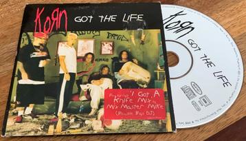 CD SINGLE KORN GOT THE LIFE 1999 EPIC LABEL EU CARDSLEEVE beschikbaar voor biedingen
