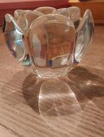 Deens kristallen kaarsenhouder, Antiek en Kunst, Antiek | Glas en Kristal, Ophalen of Verzenden