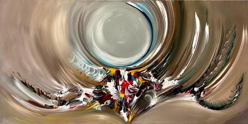 Gena Gennadyj- Abstract- Handgeschilderd- Uniek- XXL, Antiek en Kunst, Kunst | Schilderijen | Abstract, Ophalen of Verzenden