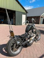 Eigenbouw Triumph 750cc kenteken geen wielbasis hardtail, Motoren, Particulier