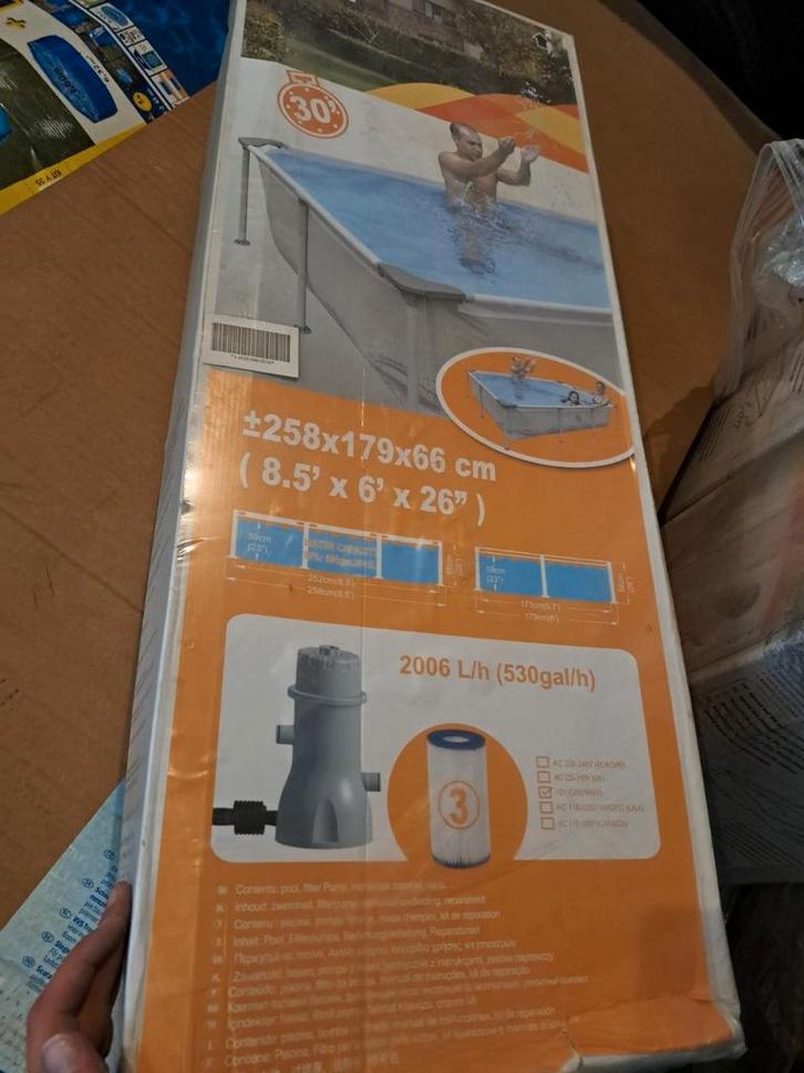 Zwembad nieuw! Inc filterpomp, Tuin en Terras, Zwembad-toebehoren, Nieuw, Ophalen