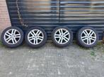 Originele VW Golf 5 velgen 16" met winterbanden, Ophalen, Gebruikt, 16 inch, Banden en Velgen