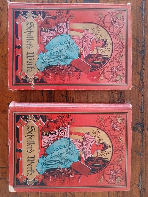 Antieke 2-delige editie Schiller's Werke, Antiek en Kunst, Antiek | Boeken en Bijbels, Ophalen