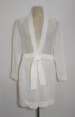 Off white sheer 'vest' met bindceintuur van Mart Visser, Verzenden, Nieuw, Maat 36 (S), Wit