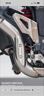Triumph Tiger 1050 Uitlaat beschermplaat gezocht, Motoren, Ophalen of Verzenden, Gebruikt