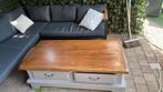 Vintage massief eiken sallontafel, Huis en Inrichting, Tafels | Salontafels, Ophalen, Gebruikt, 100 tot 150 cm, 50 tot 100 cm