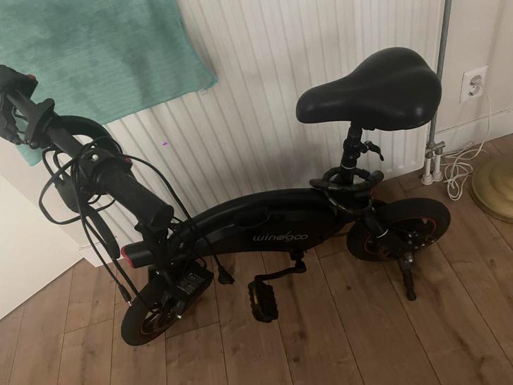WINDGOO B3 MET LADER, Fietsen en Brommers, Elektrische fietsen, Zo goed als nieuw, Overige merken, Minder dan 47 cm, Minder dan 30 km per accu