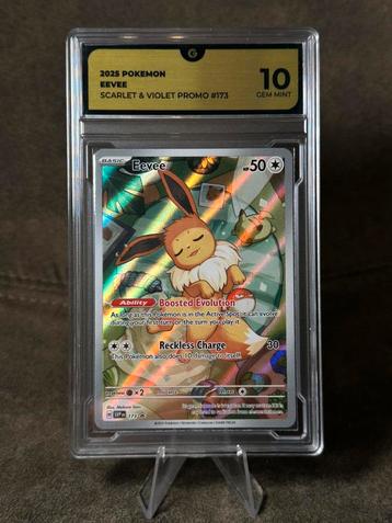 Global Grading GG 10 Graded Eevee #173 (Pokemon Promo) beschikbaar voor biedingen