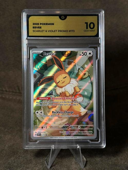 Global Grading GG 10 Graded Eevee #173 (Pokemon Promo), Hobby en Vrije tijd, Verzamelkaartspellen | Pokémon, Zo goed als nieuw