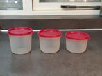 Tupperware voorraad kommen set rood, Ophalen of Verzenden, Rood