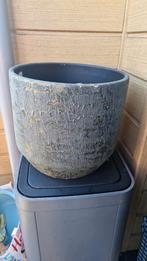 Bloempot beton/steen rond (intratuin), Ophalen, Tuin, Gebruikt, Minder dan 60 cm