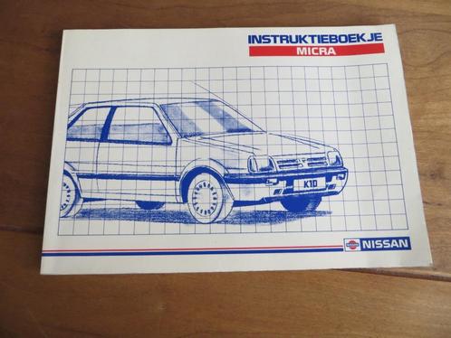 Instructieboek Nissan Micra 1991, Model K10, zeer mooi!, Auto diversen, Handleidingen en Instructieboekjes, Ophalen of Verzenden