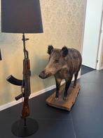 Opgezet Wild Zwijn - Uniek Decoratiestuk, Antiek en Kunst, Ophalen