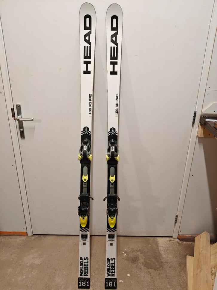 Head I GS RD PRO 181cm, Sport en Fitness, Skiën en Langlaufen, Zo goed als nieuw, Ski's, Skiën, Head, 180 cm of meer, Ophalen of Verzenden