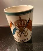 Wilhelmina Jubileum Beker 1898-1923, Verzamelen, Koninklijk Huis en Royalty, Ophalen of Verzenden, Gebruikt, Nederland, Servies