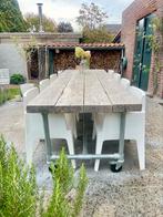 Tuinstoelen incl. kussens • 11 stuks, Tuin en Terras, Tuinstoelen, Ophalen, Gebruikt, Kunststof, Stapelbaar