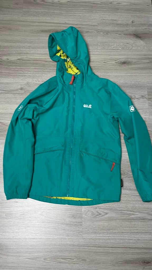 Jack Wolfskin Regenjas Maat 164, Kinderen en Baby's, Kinderkleding | Maat 164, Ophalen of Verzenden, Gebruikt, Meisje, Jas