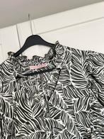 Studio anneloes leaf blouse XXL army green travelstof, Maat 46/48 (XL) of groter, Ophalen of Verzenden, Zo goed als nieuw, Groen