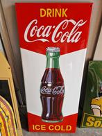 Coca Cola emaille bord, Verzamelen, Ophalen of Verzenden, Zo goed als nieuw, Reclamebord