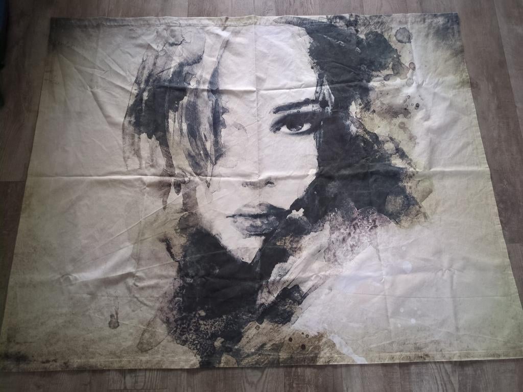 Wandkleed vrouw 180*140, Ophalen of Verzenden, Rechthoekig, 150 tot 200 cm, 100 tot 150 cm