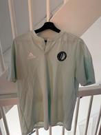 Feyenoord x adidas polo shirt / XL / lichtblauw, Kleding | Heren, Verzenden, Zo goed als nieuw, Maat 56/58 (XL), Blauw