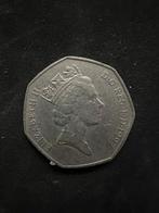 1997 Verenigd Koninkrijk Koningin Elizabeth II 50 pence munt, Ophalen of Verzenden, Overige landen