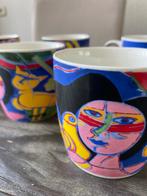 6 Corneille mokken, Huis en Inrichting, Keuken | Servies, Ophalen of Verzenden, Zo goed als nieuw, Overige stijlen, Kop(pen) en/of Schotel(s)