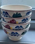 Boerentbont  2 borden en 4 schaaltjes, Huis en Inrichting, Keuken | Servies, Ophalen of Verzenden, Overige stijlen, Bord(en)
