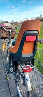 Bobike Fietsstoel Achter - Bruin, Fietsen en Brommers, Fietsaccessoires | Fietsstoeltjes, Ophalen, Achterzitje, 9 t/m 18 kg, Bobike
