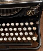 Antieke Ideal Typemachine met Houten Koffer, Antiek en Kunst, Ophalen